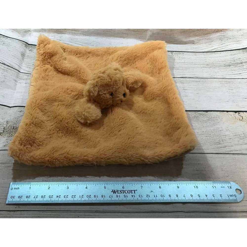 Best Made Toys Plush Teddy Bear Baby Blankie Blanket Rattle Lovey TubB9
